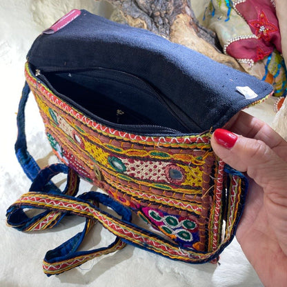 RABARI pochette / tracolla COIN con monete VINTAGE - DIL – immagine3