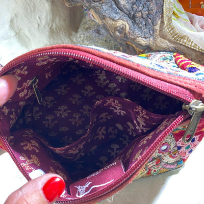 Borsetta RABARi KHA multiuso - pochette / tracolla / beauty case / astuccio Vintage