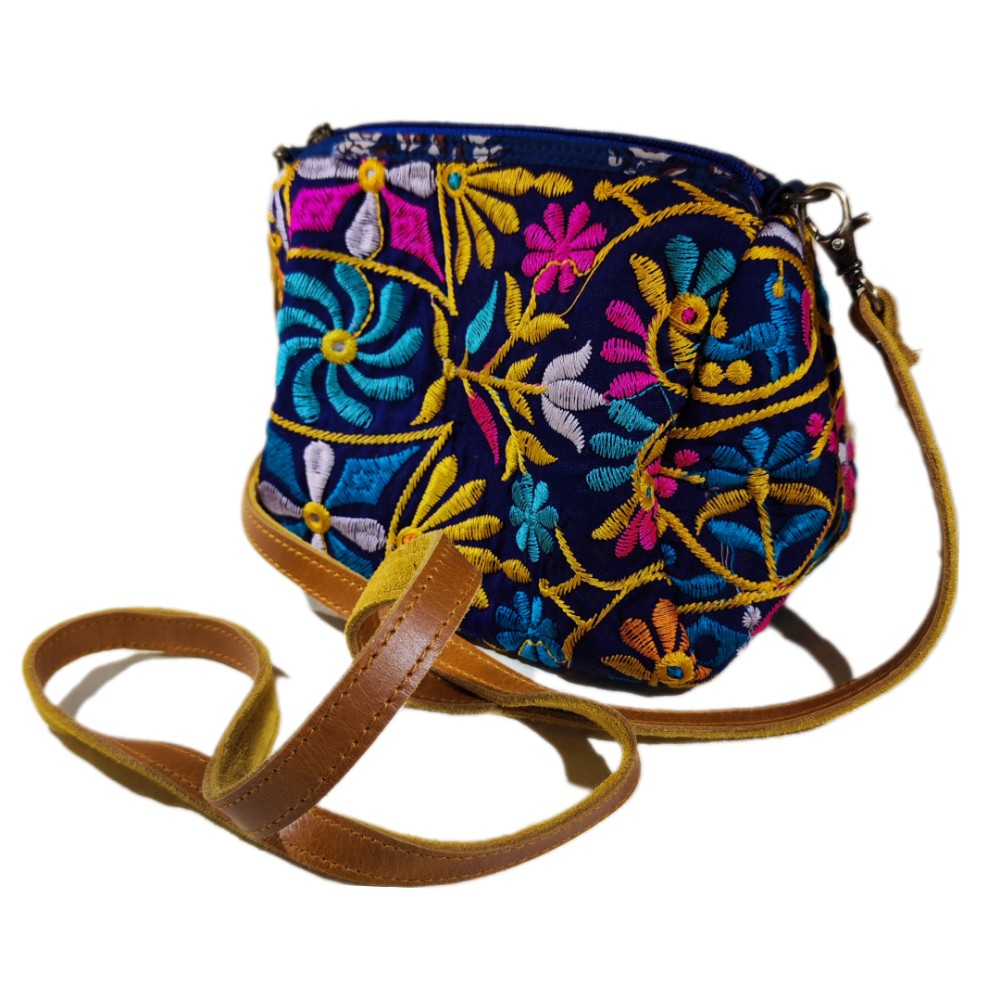 RABARI pochette / tracolla con monete VINTAGE - NARA