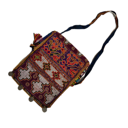 RABARI pochette / tracolla con monete VINTAGE - RADA