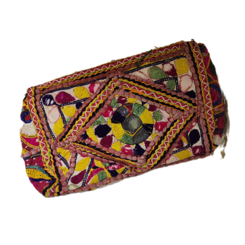 RABARI pochette / tracolla con monete VINTAGE - RINA