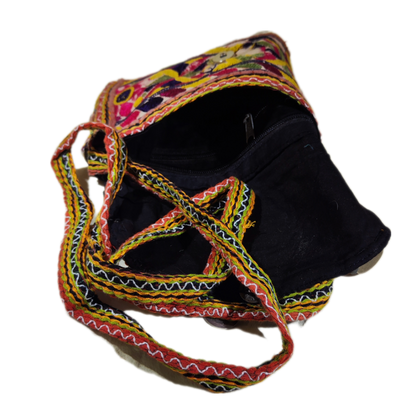 RABARI pochette / tracolla con monete VINTAGE - RINA