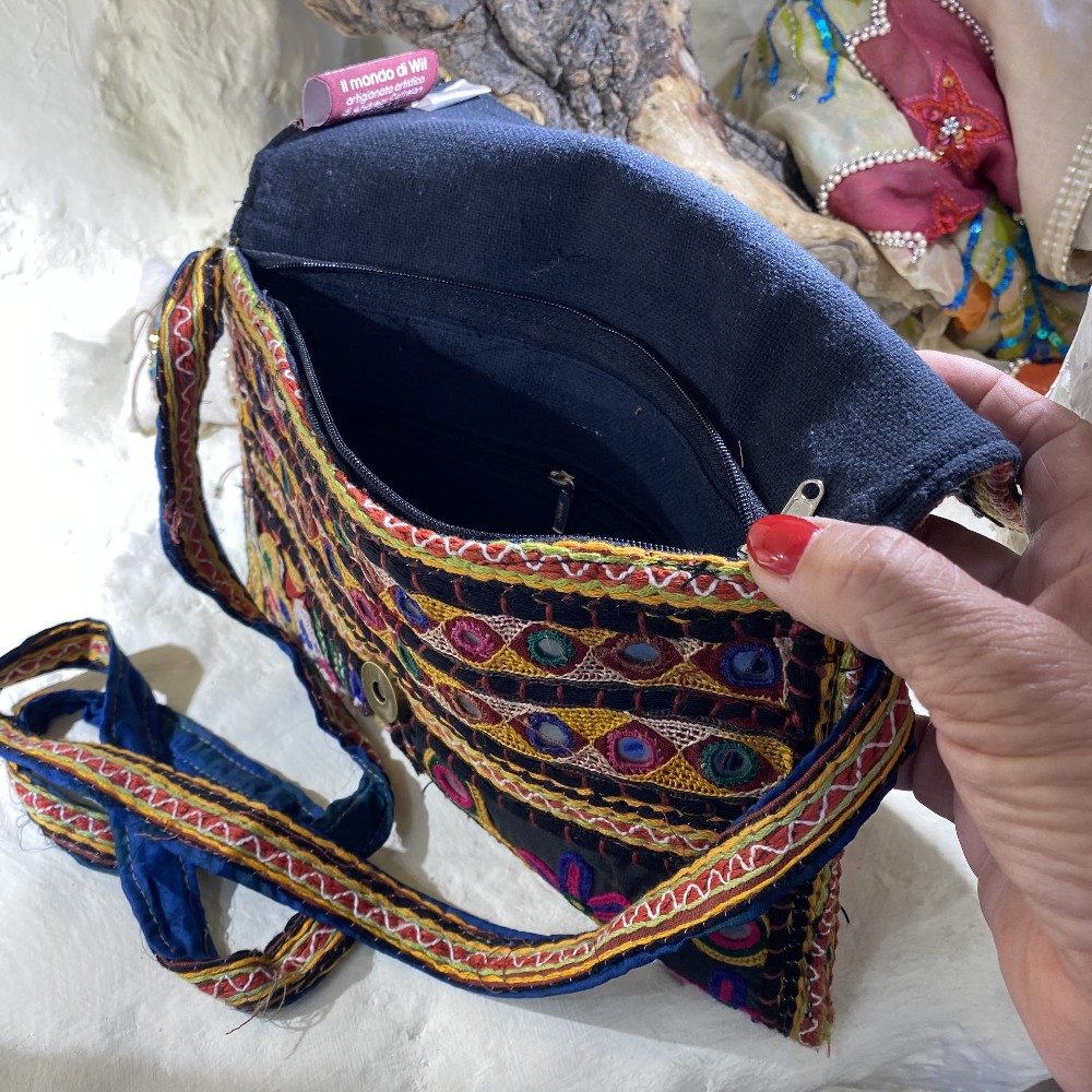 RABARI pochette / tracolla con monete VINTAGE -RINI – immagine2