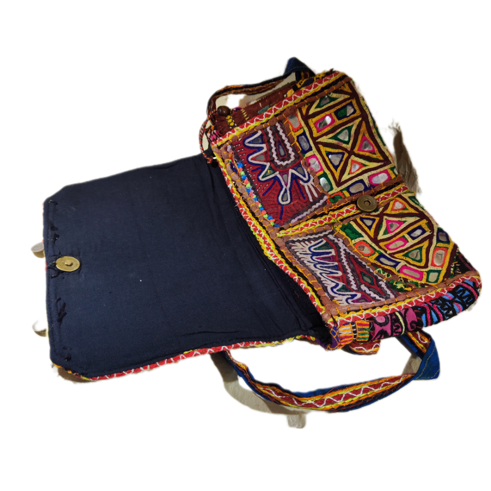 RABARI pochette / tracolla con monete VINTAGE - VALA