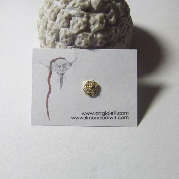 Orecchino da naso in oro 18  cuore 5mm 622