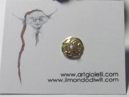 Orecchino da naso in oro 18 carati fiore 5 mm - SIDDIPET – immagine2