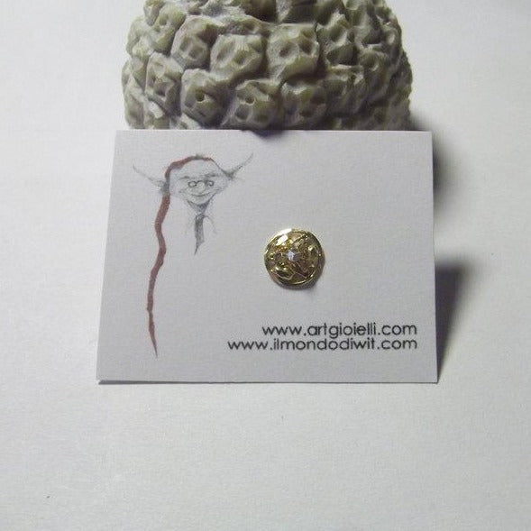 Orecchino da naso in oro 18  fiore 5mm 631