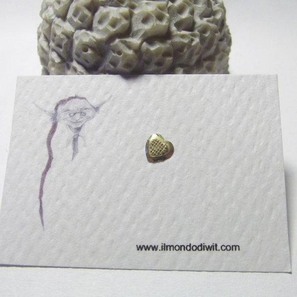 Orecchino da naso in oro 18  fiore 5mm 652