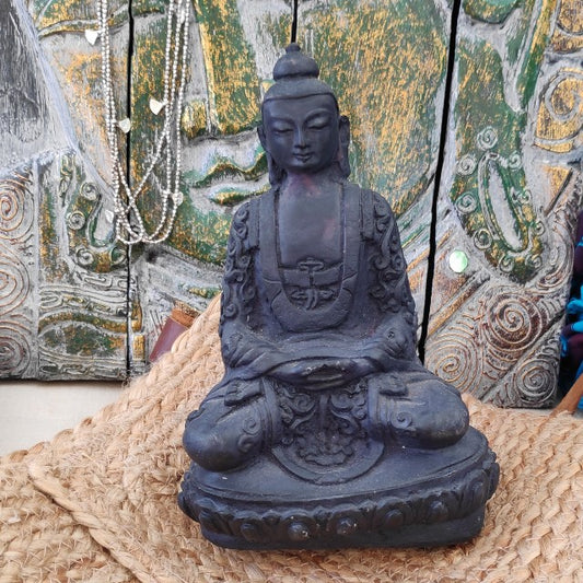 Statua Buddha nero | Statue divinitá – immagine1