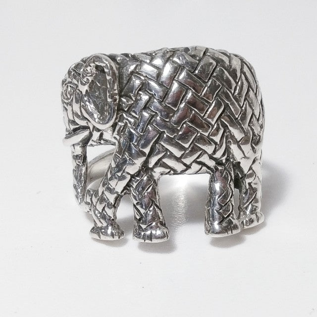 Anello in argento 925 ELEFANTE | Gioielli con ANIMALI