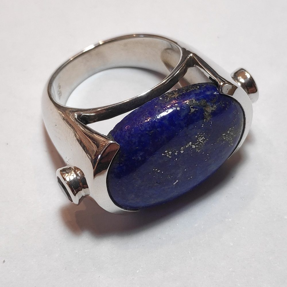 ANELLO argento con Lapislazzuli – immagine1