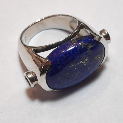 ANELLO argento con Lapislazzuli – immagine1