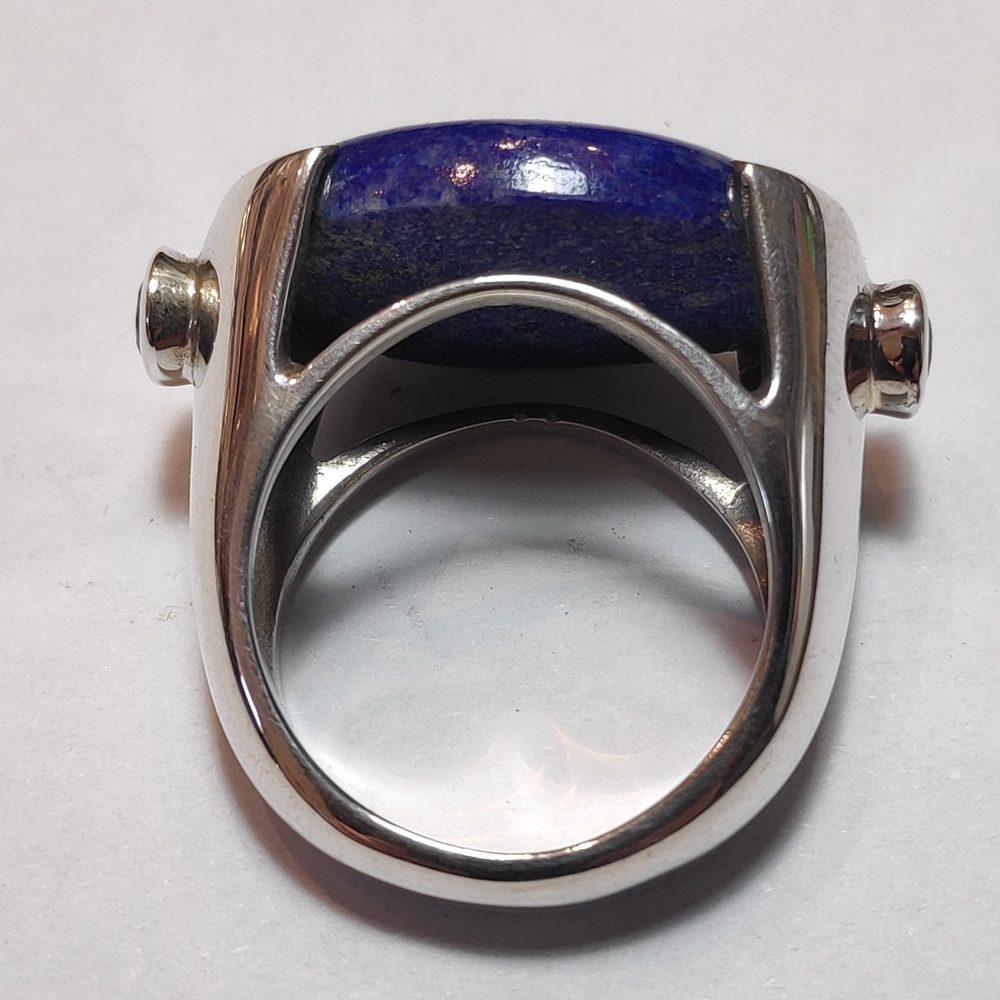 ANELLO argento con Lapislazzuli – immagine2