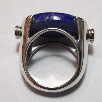 ANELLO argento con Lapislazzuli – immagine2