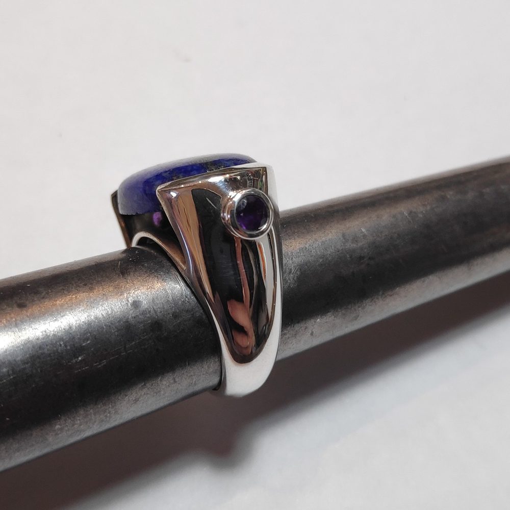 ANELLO argento con Lapislazzuli – immagine4