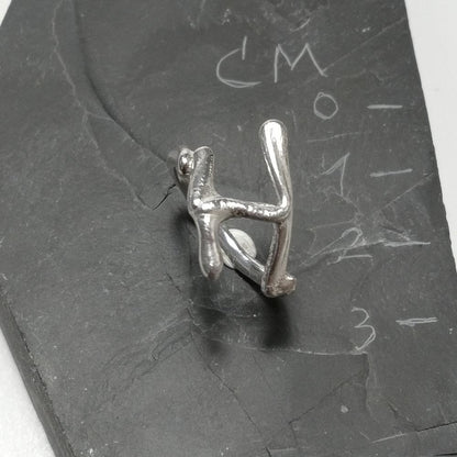 ANELLO PERSONALIZZATO con lettera in argento 925 anello artigianale – I