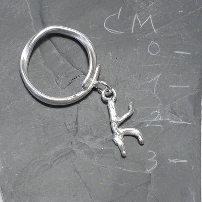 ANELLO PERSONALIZZATO con lettera in argento 925 anello artigianale – K