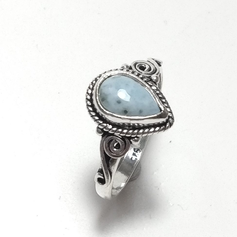 ANELLO artigianale in argento 925 con pietra