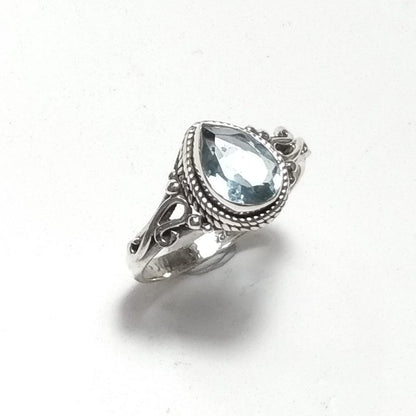 ANELLO artigianale in argento 925 con pietra