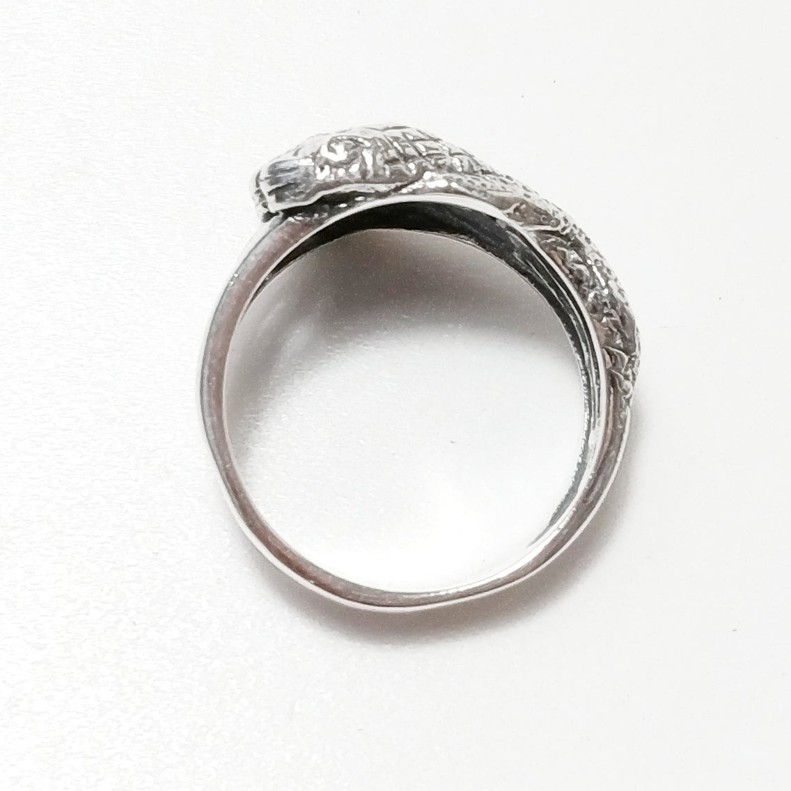 Anello in argento 925 brunito - TRE SERPENTI
