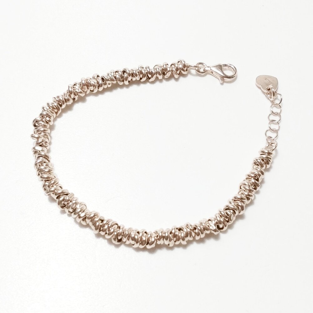 BRACCIALE ARGENTO a dischi leggeri | Gioielli d'argento 