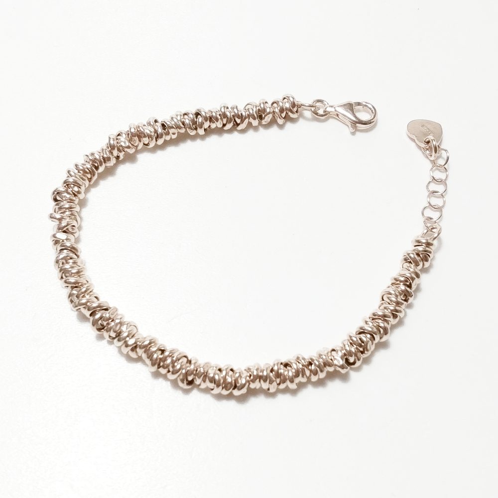 BRACCIALE ARGENTO a dischi leggeri | Gioielli d'argento 