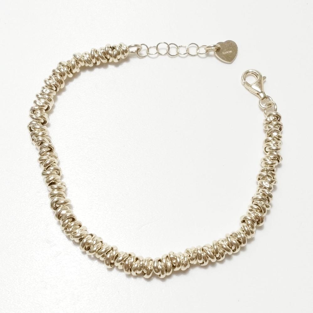 BRACCIALE ARGENTO a dischi leggeri | Gioielli d'argento 