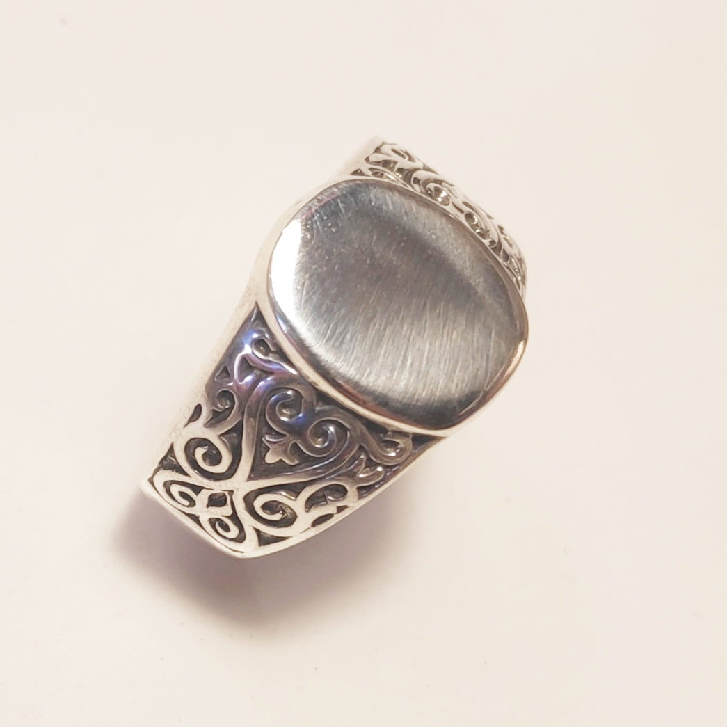 Anello in argento 925 chevalier| GIOIELLI IN ARGENTO