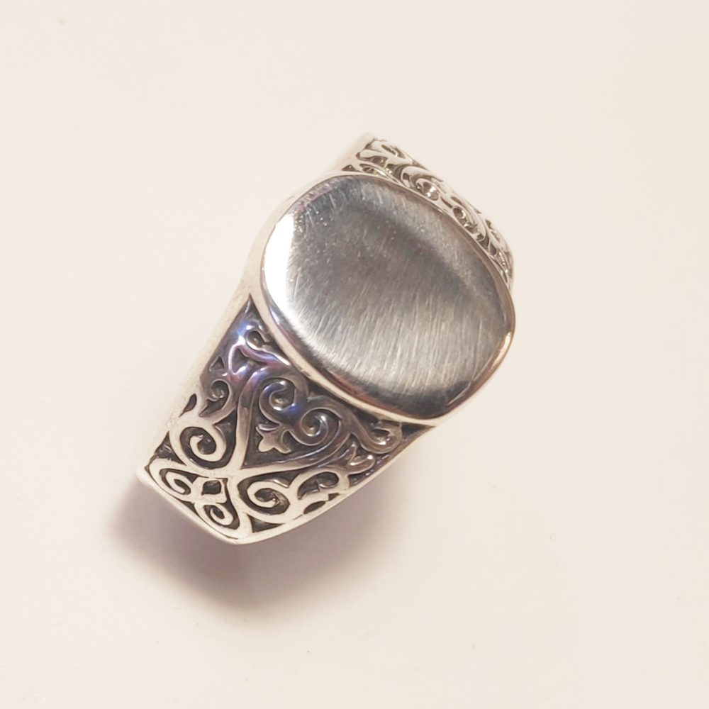 Anello in argento 925 chevalier| GIOIELLI IN ARGENTO