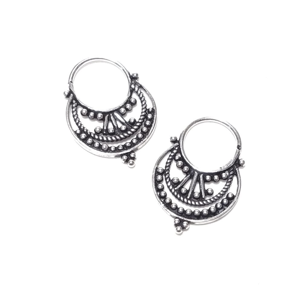 Orecchino - SEPTUM in argento 925 brunito - PIERCING