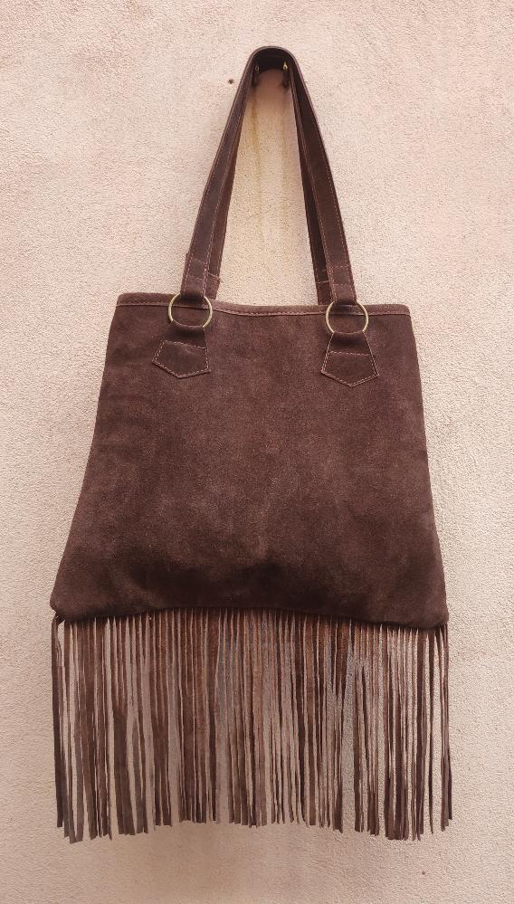 Borsa artigianale realizzato con KILIM e Cuoio