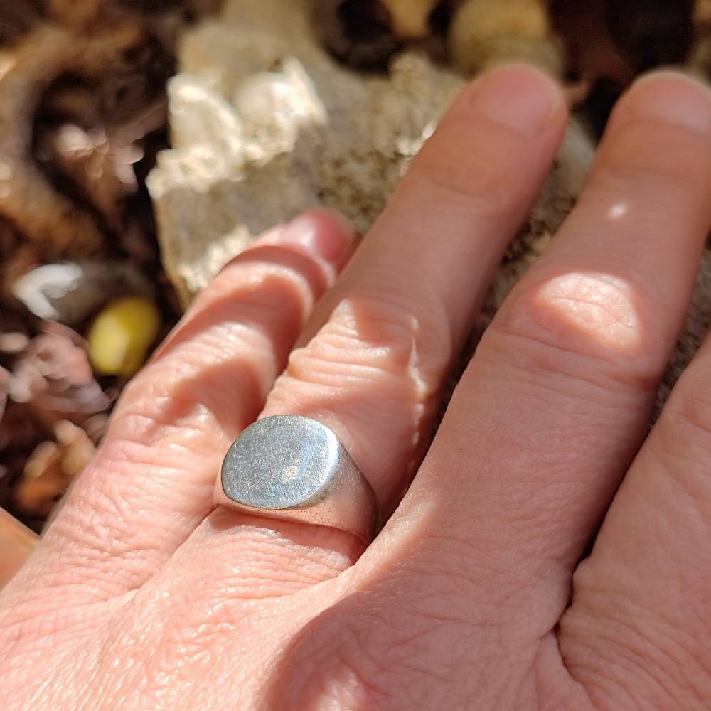 Anello da mignolo in argento 925 chevalier - RANERI