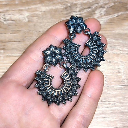 ORECCHINI etnici in argento 925 - SARSIWA