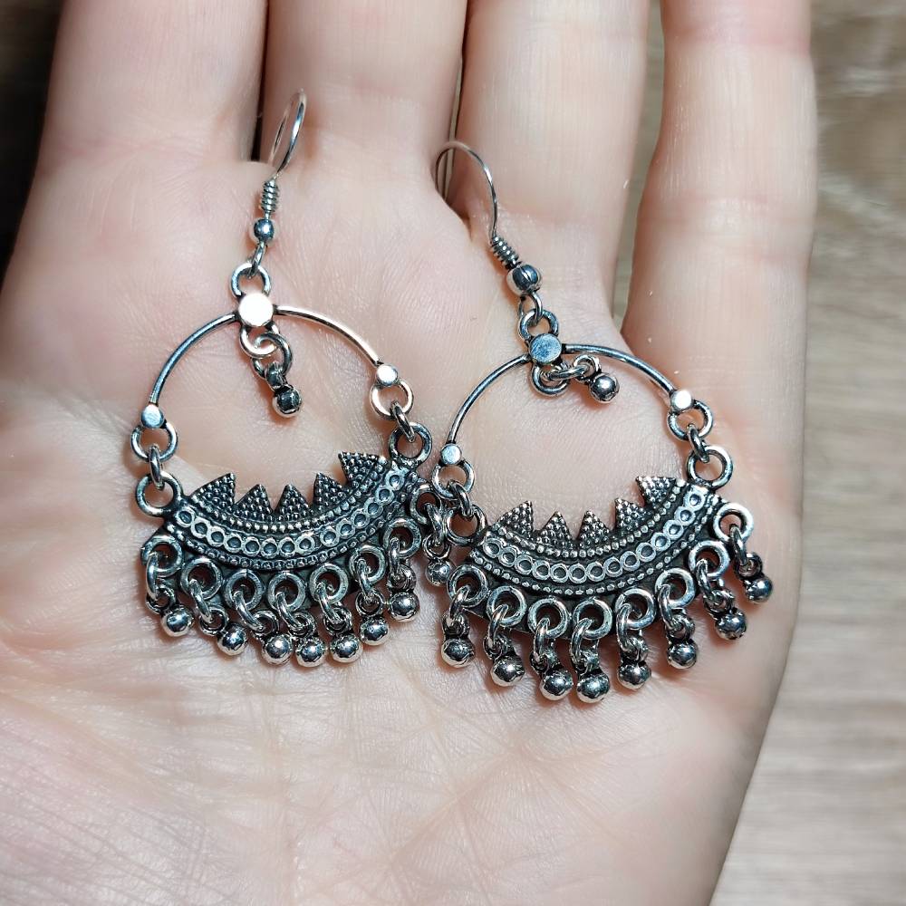 ORECCHINI etnici in argento 925 - TILDA