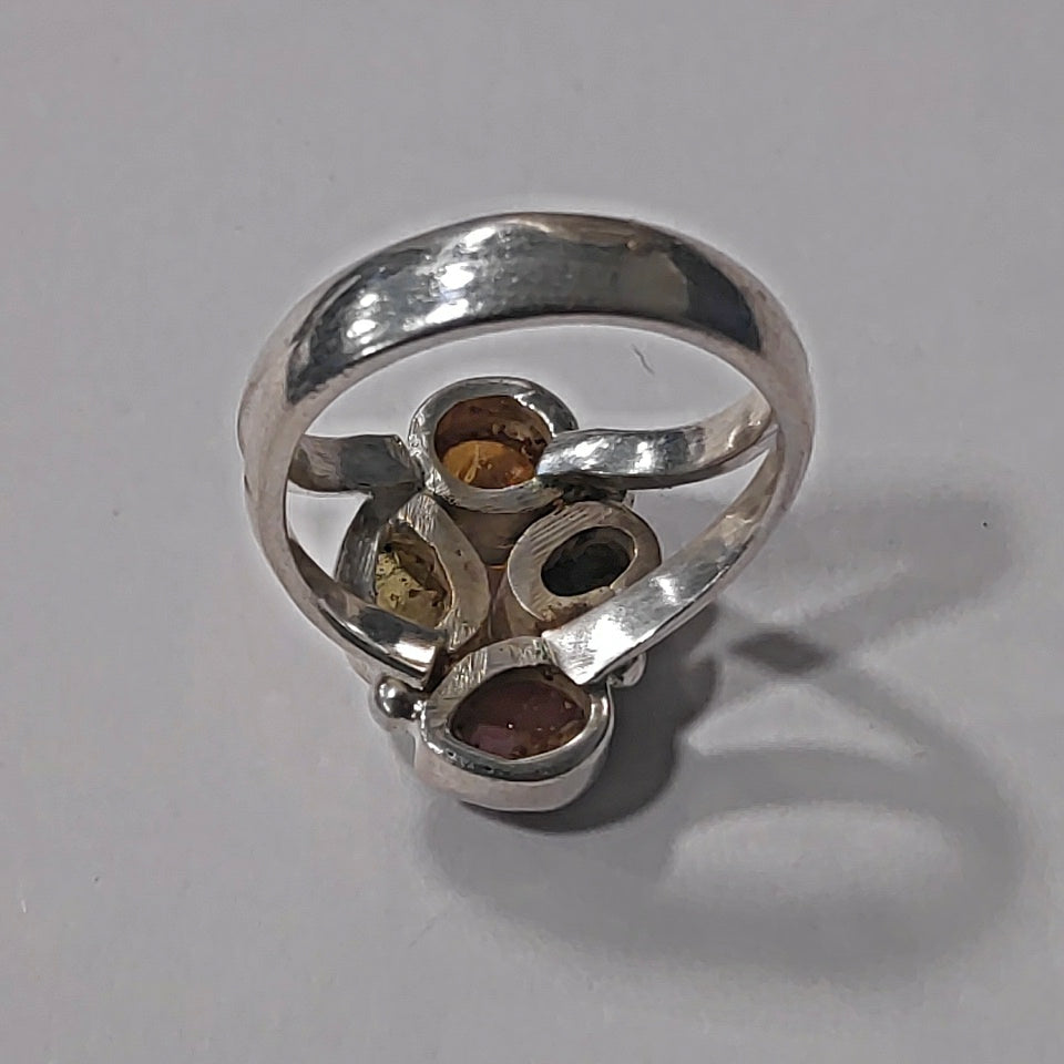 Anello Tormalina e argento cabouchon - TILOTTAMA