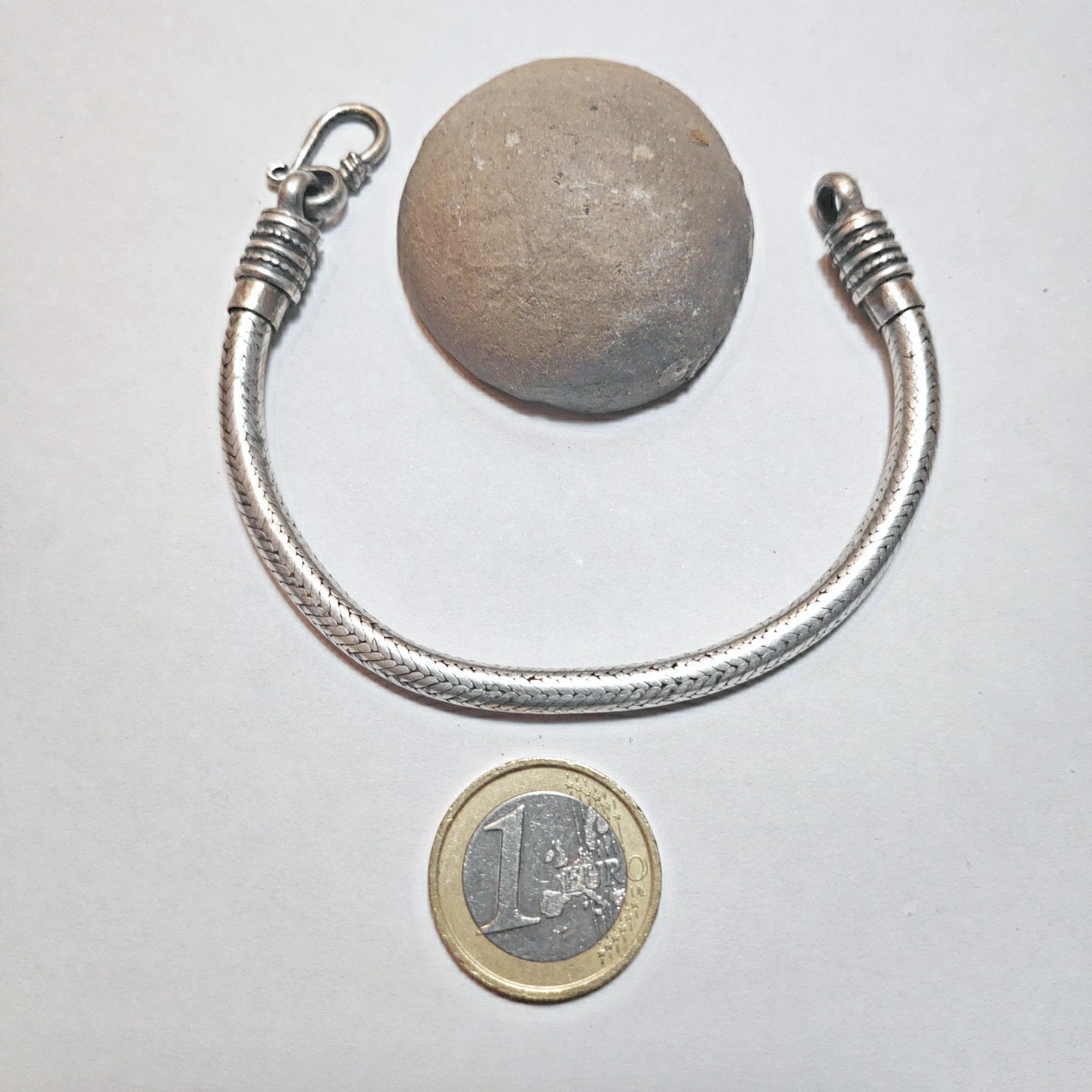 Bracciale uomo donna tradizionale Snake argento - RAMGRAM