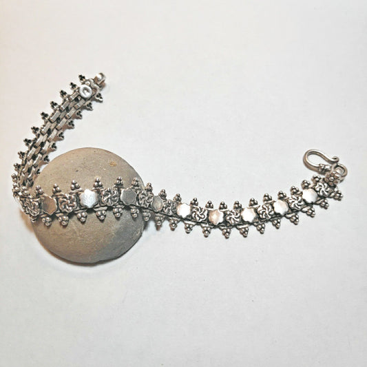 Bracciale Snake argento foglia 645 – immagine1