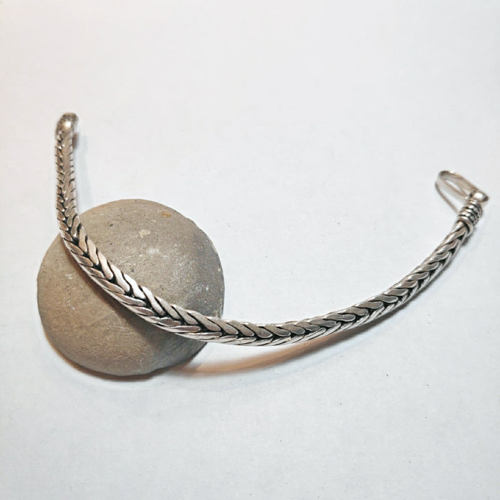Bracciale Snake argento mezzo tondo - JUKENA