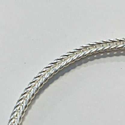 Snake argento | Bracciale argento 925 stile lisca da pesce quadrato – immagine2