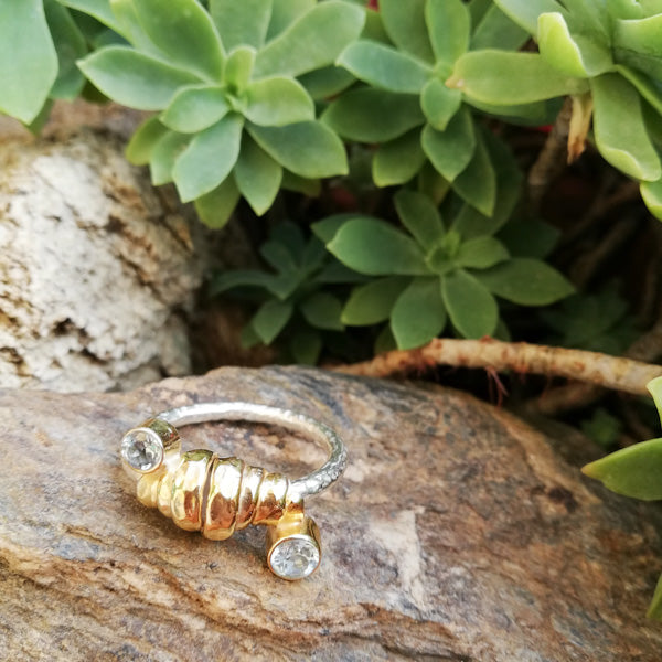 Anello VASUDHA in argento 925 ANELLO artigianale