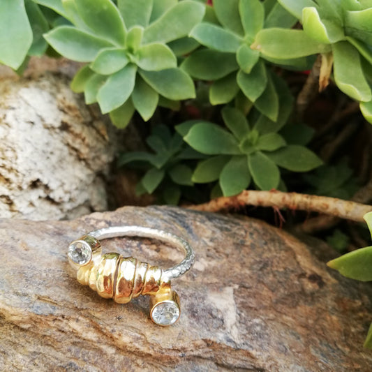Anello VASUDHA in argento 925 ANELLO artigianale
