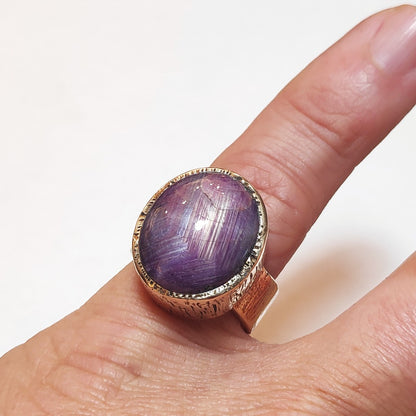 Anello rubino stellato - bronzeage1968 – immagine6