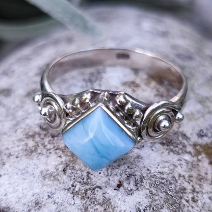 Anello KAMADEV in argento 925 con pietra | GIOIELLI IN ARGENTO