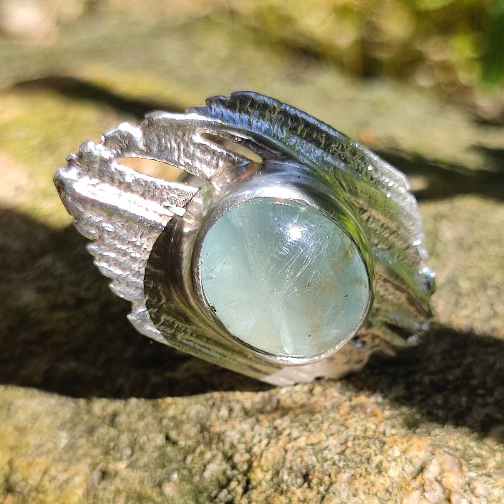 Anello in argento 925 con Acquamarina