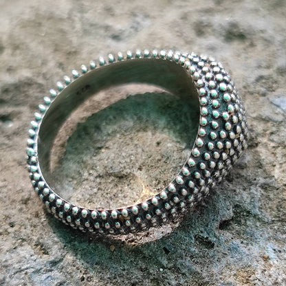 Anello etnico in argento 925 - HAMIRA