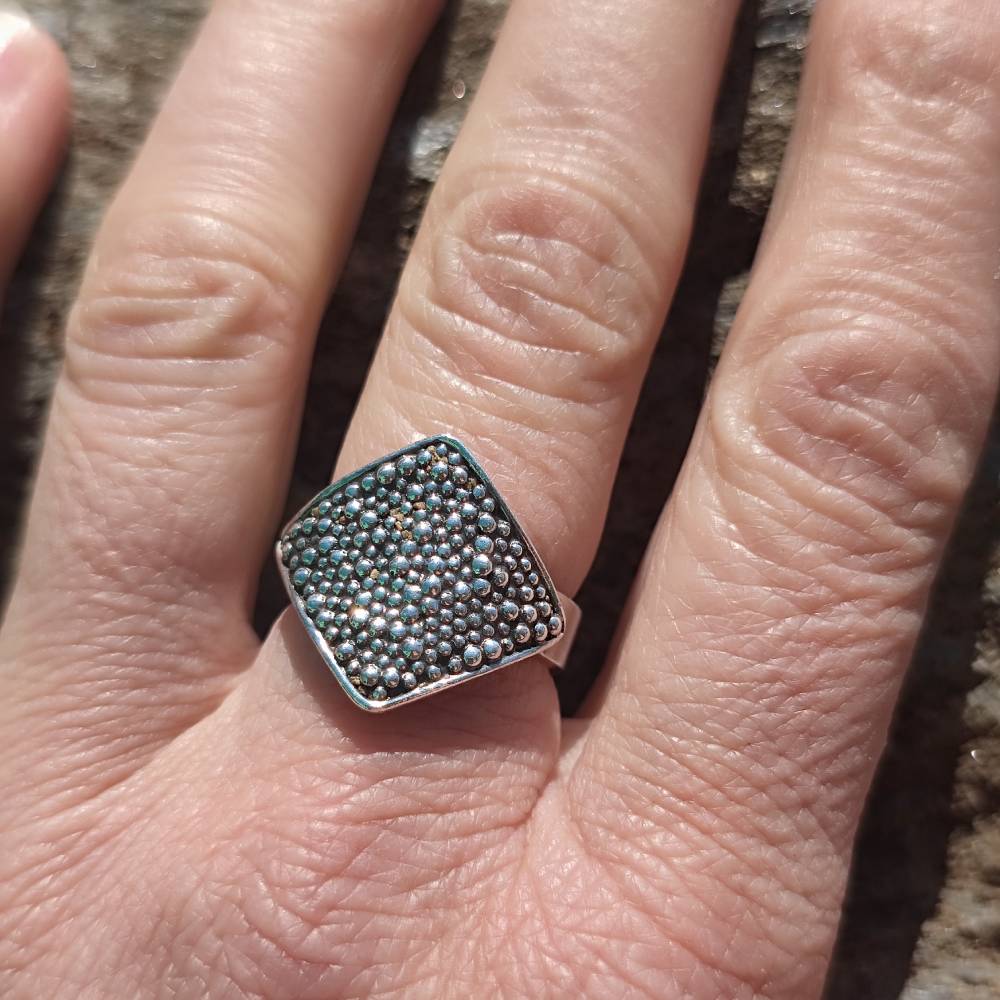 Anello etnico in argento 925 - DEEKEN