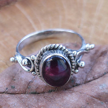 Anello con pietra in argento 925 - DHRUV