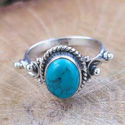 Anello con pietra in argento 925 - DHRUV