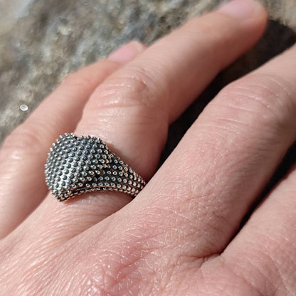 Anello etnico in argento 925 - COEUR