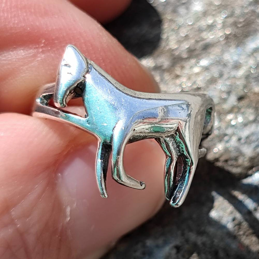 Anello etnico in argento 925 - HORSE